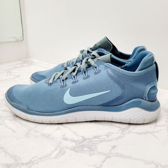 Nike Blue & White Running Shoes Size: 9.5 US - Picture 1 of 10